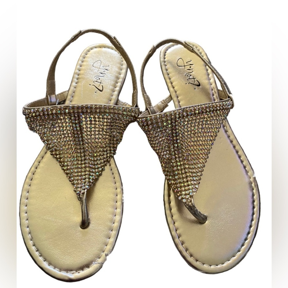 Y.not? Sandals flip flop women's size 6.5M